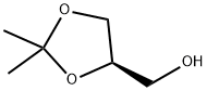 (R)-(-)-2,2-ジメチル-1,3-ジオキソラン-4-メタノール 化学構造式