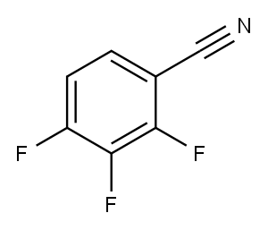 2,3,4-三氟苯甲腈, 143879-80-5, 结构式
