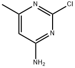 2-クロロ-6-メチルピリミジン-4-イルアミン 化学構造式