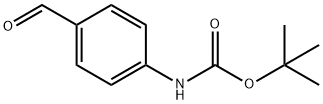 4-甲酰基苯基氨基甲酸叔丁酯, 144072-30-0, 结构式