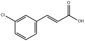 3-氯肉桂酸, 14473-90-6, 结构式