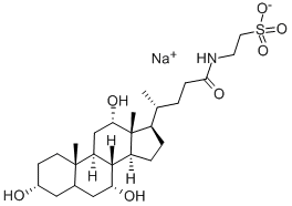 牛磺胆酸钠, 145-42-6, 结构式