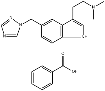 苯甲酸利扎曲坦, 145202-66-0, 结构式
