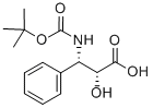 (2R,3S)-BOC-3-フェニルイソセリン 化学構造式