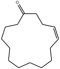 (Z)-4-环十五烯-1-酮, 14595-54-1, 结构式