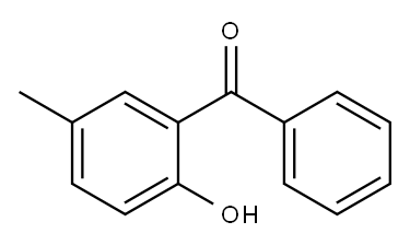 2-羟基-5-甲基苯甲酮, 1470-57-1, 结构式