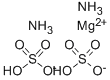 硫酸镁铵, 14727-95-8, 结构式