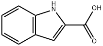 インドール-2-カルボン酸 化学構造式