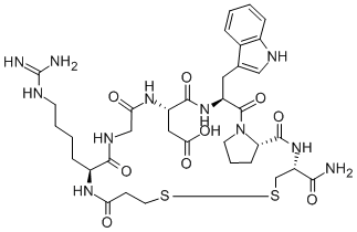 醋酸依替巴肽, 148031-34-9, 结构式