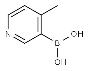 4-甲基吡啶-3-硼酸, 148546-82-1, 结构式