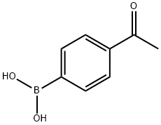 4-Acetylphenylboronic acid Struktur
