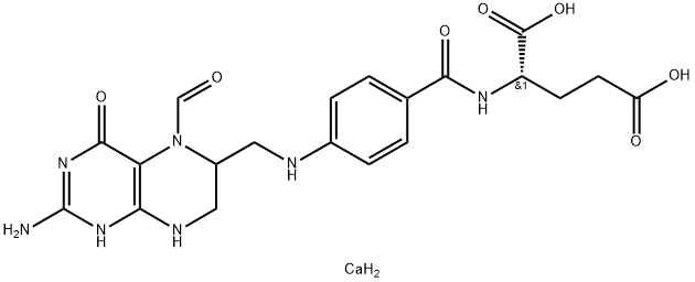 亚叶酸钙, 1492-18-8, 结构式