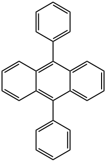 9,10-ジフェニルアントラセン 化学構造式