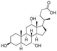 (3b,5a,7a,12a)-3,7,12-trihydroxy-Cholan-24-oic acid Struktur
