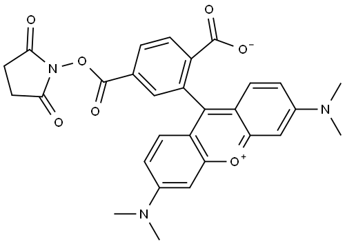 6-羧基四甲基罗丹明琥珀酰亚胺酯, 150810-69-8, 结构式