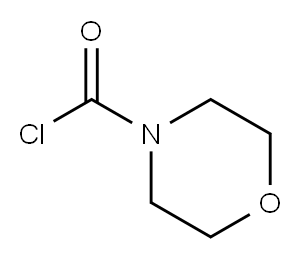 4-吗啉碳酰氯, 15159-40-7, 结构式