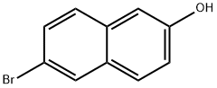 6-ブロモ-2-ナフトール 化学構造式