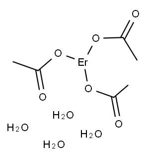 醋酸铒(III), 15280-57-6, 结构式