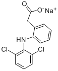 Diclofenac sodium Struktur
