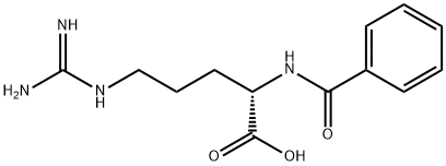 Nα-ベンゾイル-L-アルギニン 化学構造式