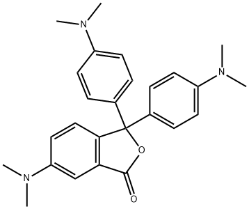 结晶紫内酯, 1552-42-7, 结构式