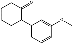 2-(3-甲氧基苯基)环己酮, 15547-89-4, 结构式