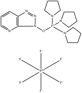 (7-氮杂苯并三唑-1-氧)三吡咯磷六氟磷酸盐, 156311-83-0, 结构式