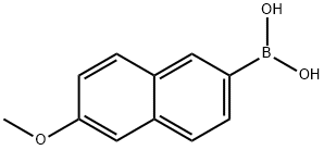 6-メトキシ-2-ナフタレンボロン酸 化学構造式