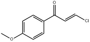 (αE)-β-Chloro-4'-methoxyacrylophenone Structure