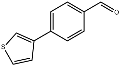4-(3-チエニル)ベンズアルデヒド 化学構造式