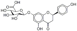 柚皮素-7-O-葡萄糖醛酸苷, 158196-34-0, 结构式