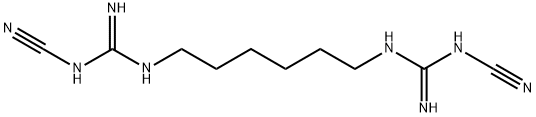 1,6-Bis(cyano-guanidino)hexane Structure