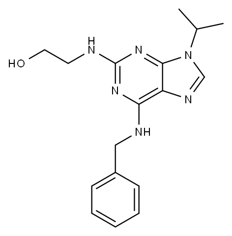 N9-ISOPROPYL-OLOMOUCINE Struktur