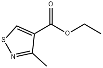 ethyl 3-methylisothiazole-4-carboxylate Structure