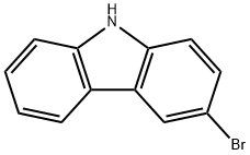3-ブロモカルバゾール 化学構造式