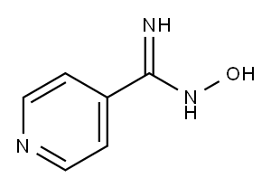 N'-HYDROXYPYRIDINE-4-CARBOXIMIDAMIDE Structure