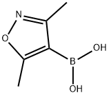 3,5-二甲基异恶唑-4-硼酸, 16114-47-9, 结构式