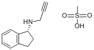 メシル酸ラサジリン 化学構造式