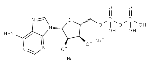 アデノシン-5'-ジりん酸 ナトリウム 化学構造式