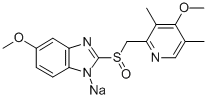 (S)-オメプラゾールナトリウム塩 化学構造式