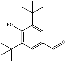 3,5-二叔丁基-4-羟基苯甲醛, 1620-98-0, 结构式
