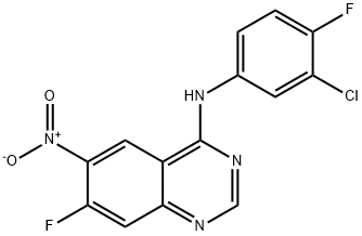 N-(3-クロロ-4-フルオロフェニル)-7-フルオロ-6-ニトロ-4-キナゾリンアミン