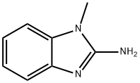 2-アミノ-1-メチルベンズイミダゾール 化学構造式