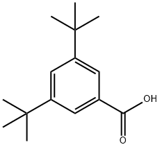 3,5-二叔丁基苯甲酸, 16225-26-6, 结构式