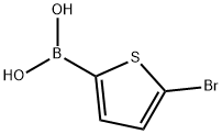 5-ブロモ-2-チオフェンボロン酸 化学構造式