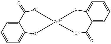Zinc salicylate Struktur
