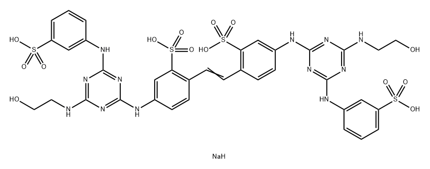 2,2'-(1,2-エテンジイル)ビス[5-[[4-[(2-ヒドロキシエチル)アミノ]-6-[[3-(ソジオオキシスルホニル)フェニル]アミノ]-1,3,5-トリアジン-2-イル]アミノ]ベンゼンスルホン酸ナトリウム]