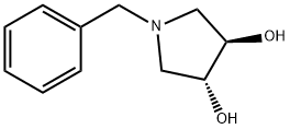 (3R,4R)-(-)-1-苄基-3,4-吡咯烷二醇, 163439-82-5, 结构式