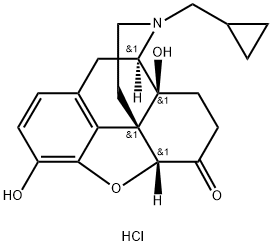 盐酸纳曲酮, 16676-29-2, 结构式