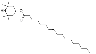 2,2,6,6-Tetramethyl-4-piperidinyl stearate Struktur